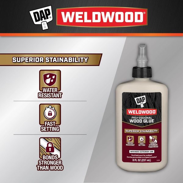 DAP Weldwood Professional Wood Glue, 8 Oz (7079800480) - Image 2