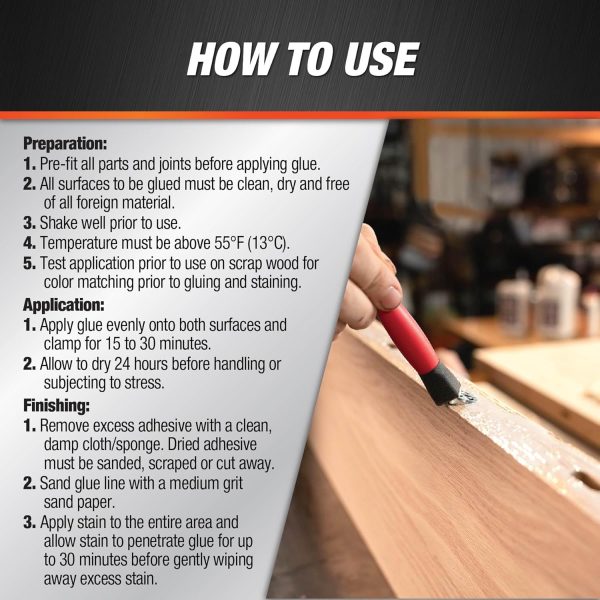 DAP Weldwood Professional Wood Glue, 8 Oz (7079800480) - Image 3