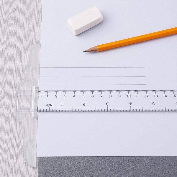 Pangda 12 Inch/ 30 cm Junior T-Square Plastic Transparent T-Ruler for Drafting and General Layout Work (1) - Image 6